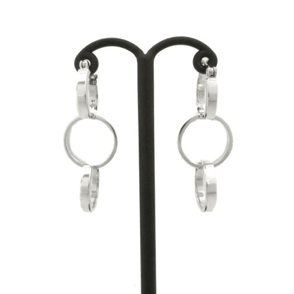 Tiffany & Co Sterling Silver 925 Triple Hoop Earrings Paloma Picasso Excellent