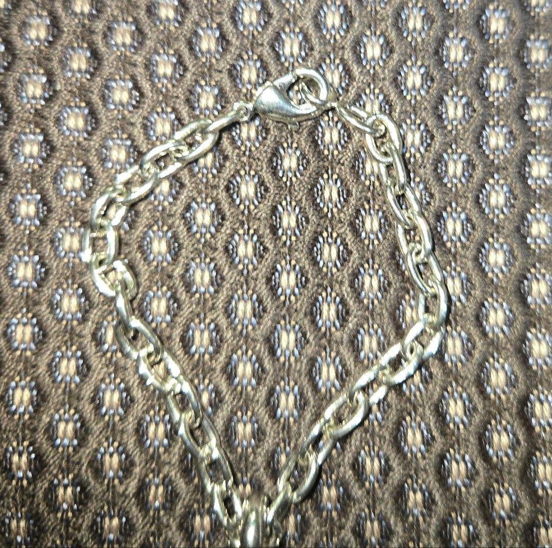 Cartier Authentic 2C Logo Charm Pendant Stainless Steel Silver 4cm 1.6" Keychain