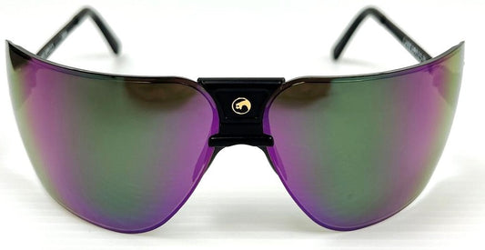 GARGOYLES Classic Vintage 1980s Terminator Sunglasses Magenta Green Mirror Lens
