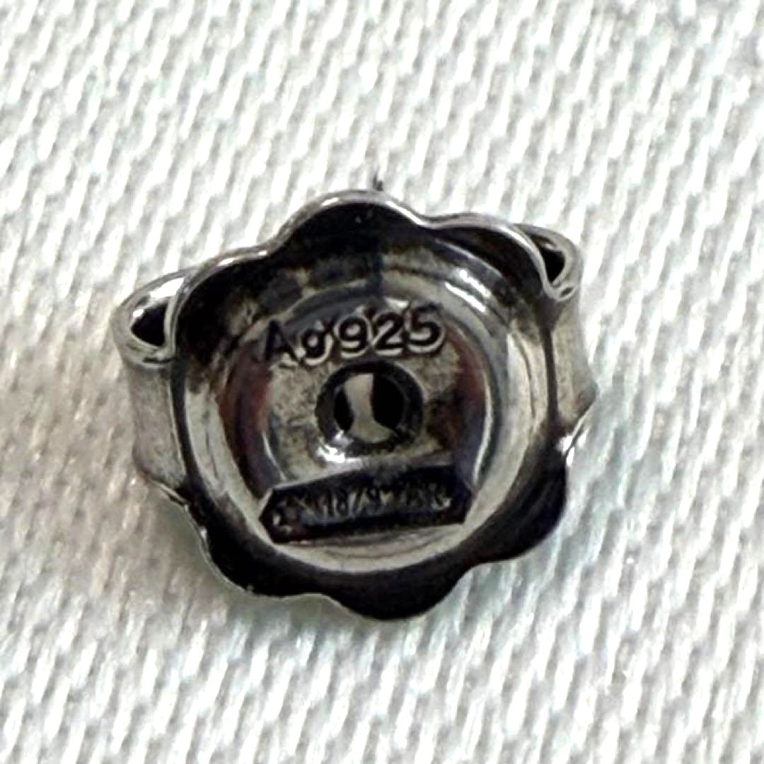 Gucci GG Marmont Double G Twist Stud Earrings Silver 925 Authentic Japan Used