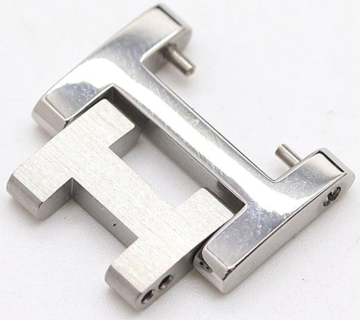 Hermes Clipper CL1.310 Genuine Band Link Silver Stainless Steel 16mm Men Watch