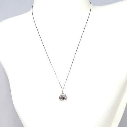 Georg Jensen Elephant Pendant Charm Sterling Silver 925 Denmark 0.67x0.47in.