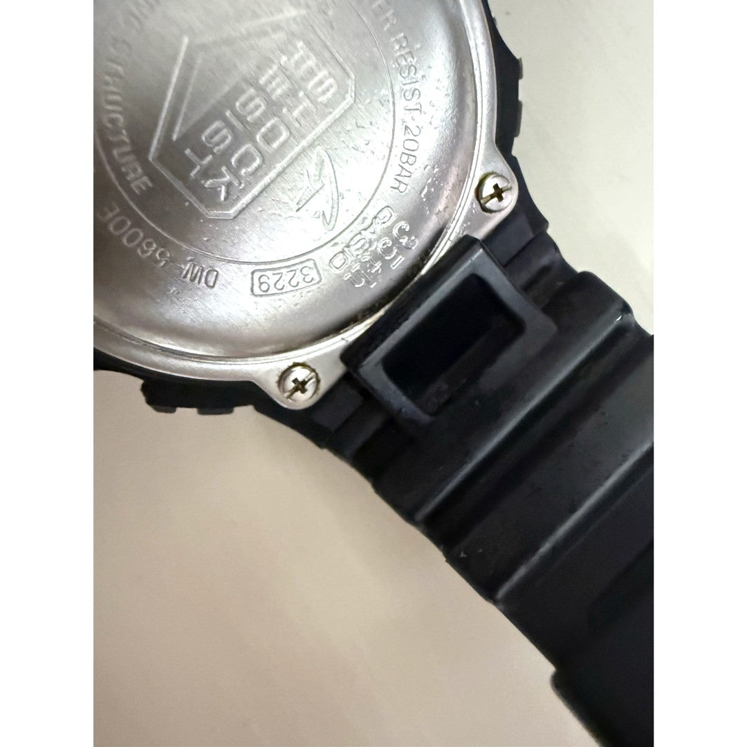 CASIO G-SHOCK DW-5600E Digital Mens Watch Black Resin Case Box Great Condition