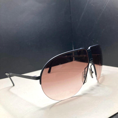 PORSCHE DESIGN by CARRERA 5628 Folding Sunglasses Black Teardrop Vintage Austria