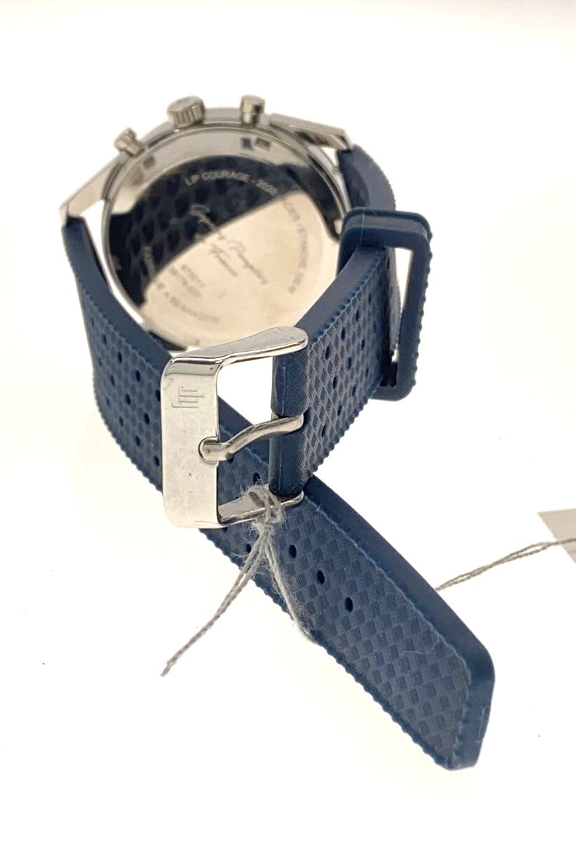 LIP Courage ET Devouement 2020 Pompiers Chronograph White Blue Rubber Japan