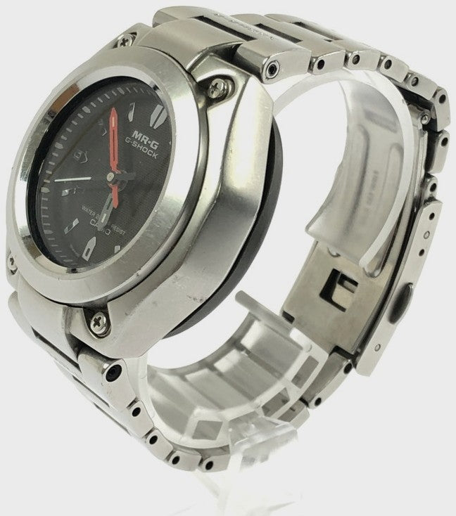 Casio G-Shock MR-G MRG-120-1A Analog Quartz Watch Silver Stainless Steel 37mm