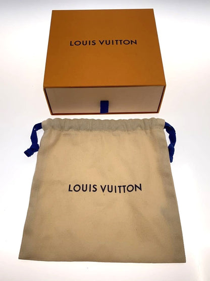Louis Vuitton M00543 Fur Pompom Bag Charm Key Ring Camel Brown Authentic 2.8in