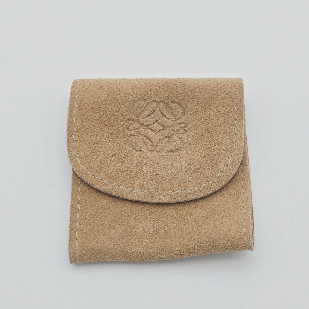 Excellent Loewe Gold Tone Metal Round Cufflinks Pouch