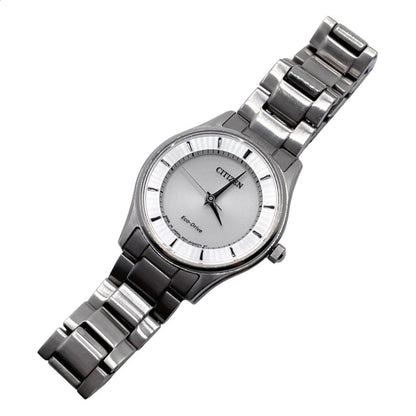 CITIZEN Eco-Drive EM0400-51A Womens Watch Silver Dial Stainless Steel 28mm