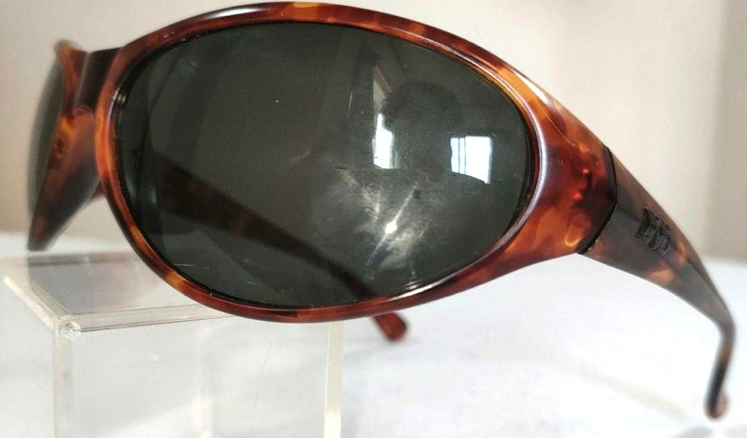 Arnette Raven Sunglasses Brown Frame Vintage Black Lens Used Vintage