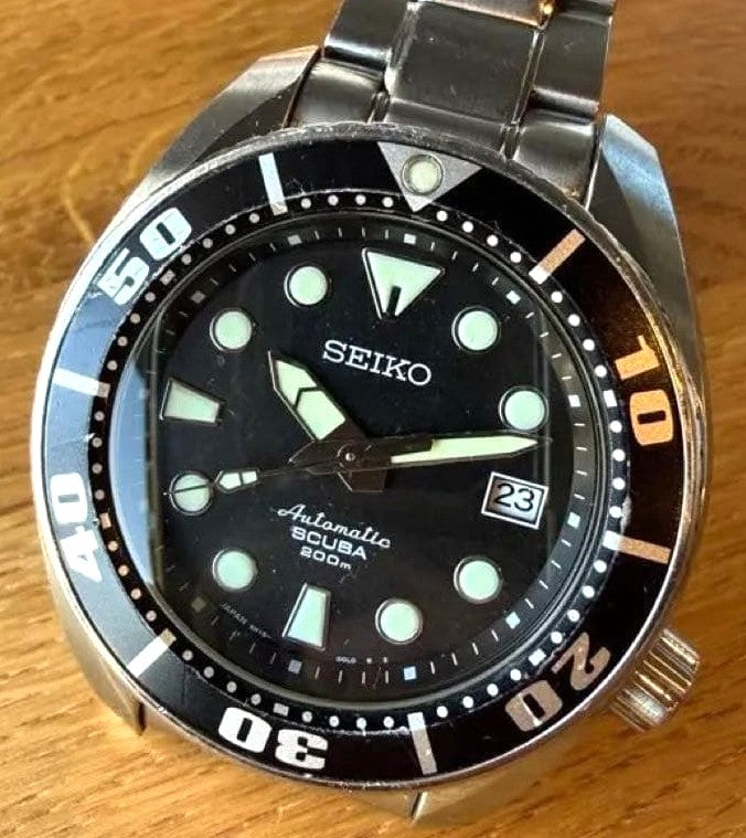 Seiko Prospex Diver Scuba SRP777 Automatic 200m Black Dial Watch 6R15 Japan Used