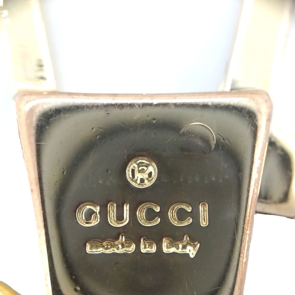 Gucci Authentic Interlocking Cadena Key You Me Heart Charm Keychain Used Gold