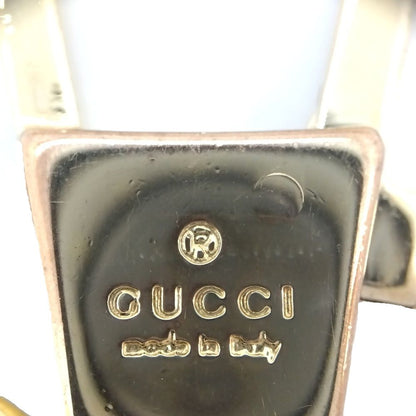 Gucci Authentic Interlocking Cadena Key You Me Heart Charm Keychain Used Gold