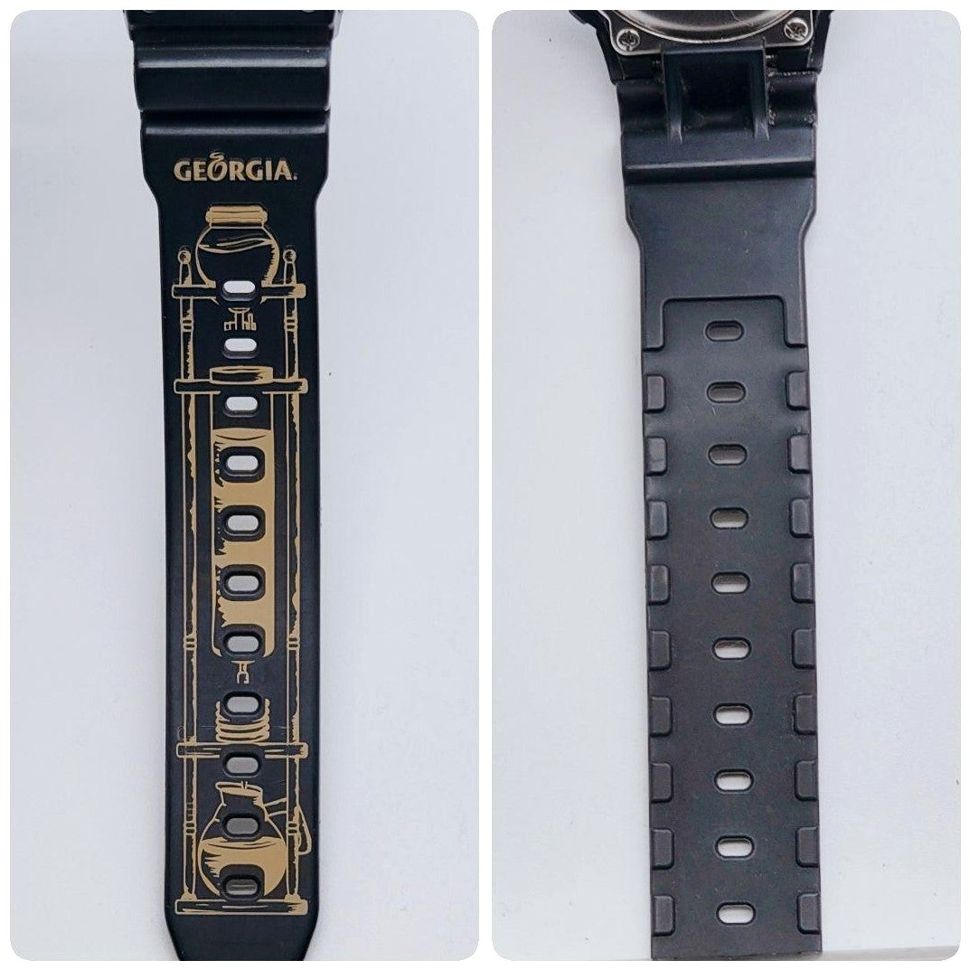 CASIO G-SHOCK DW-5600VT Georgia Japan Craftsman Limited Collab Watch Black Gold
