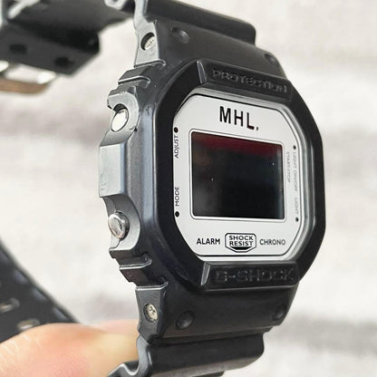 CASIO G-SHOCK x MHL. Margaret Howell DW-5600VT Black White Limited Collab Watch