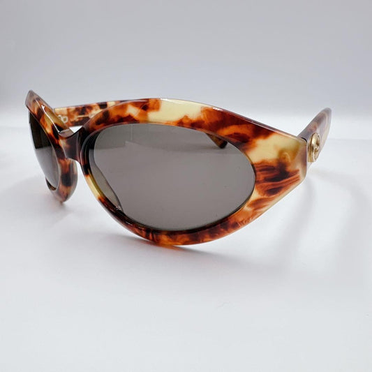 GUCCI GG2402/N/S Sunglasses Pattern Brown Gold Interlocking GG