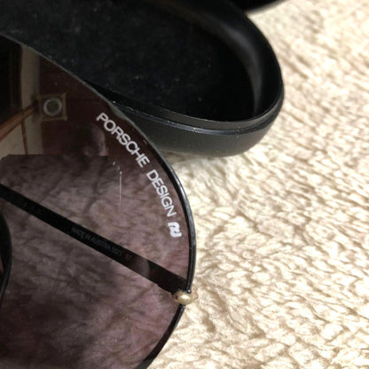 PORSCHE DESIGN by CARRERA 5621 Aviator Sunglasses Black Gold Austria w/Case
