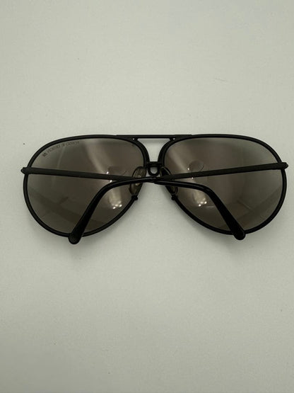 Carrera Porsche Design 5621 Vintage Aviator Sunglasses Black Metal Made Austria