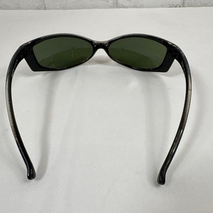 Arnette Swinger 250-9115 Sunglasses Black Marble Frame Green Lens Made in Italy
