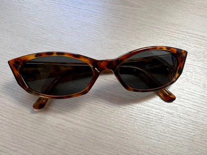 Arnette Mantis Vintage Sunglasses Pattern Wraparound Brown Frame Y2K Italy