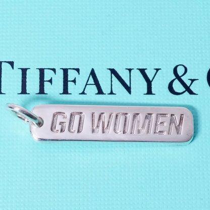 Tiffany & Co Silver 925 GO WOMEN 2012 Marathon Limited Charm Necklace Top
