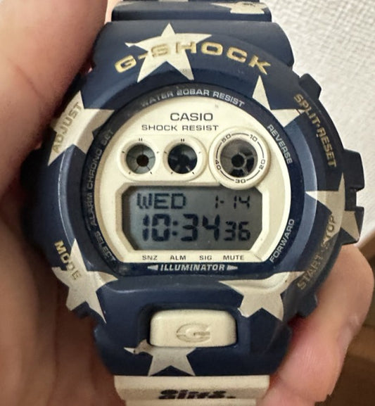 Casio G-SHOCK x ALIFE GDX6900AL Blue Star Quartz Digital Watch Men Limited