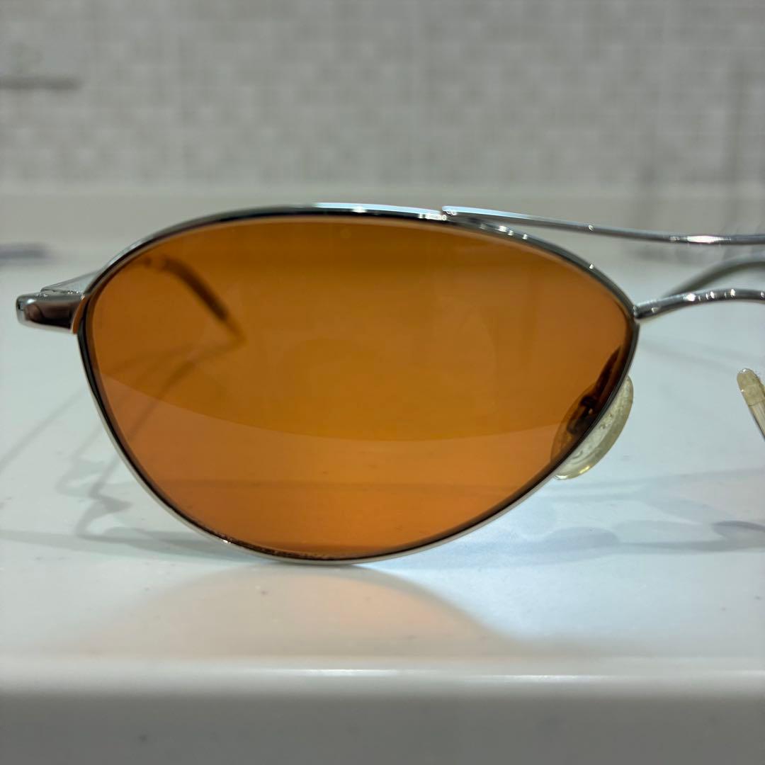 Oliver Peoples Aero 54-17-140 Sunglasses Orange Lens Fight Club Tyler Durden