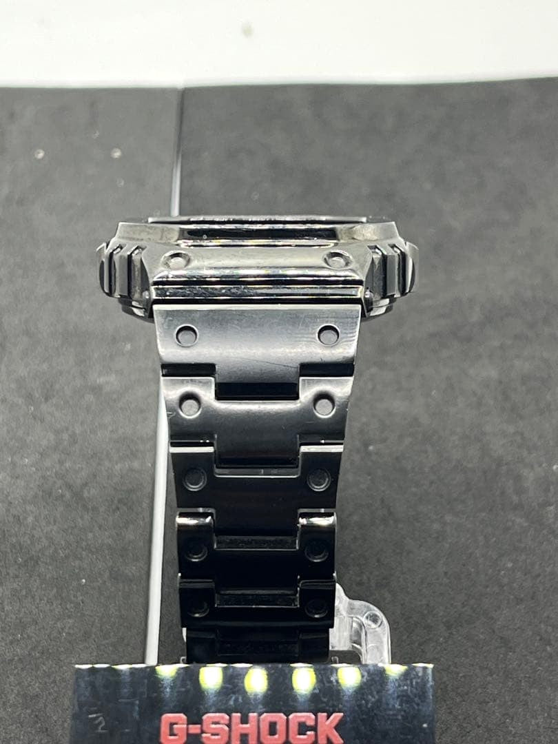 Casio G-SHOCK GMW-B5000GD-1JF Full Metal Black Solar Watch Used Excellent W/ Box