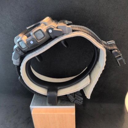 CASIO G-SHOCK DW-003 Digital Watch Black Resin Case Nylon Band Working Mens