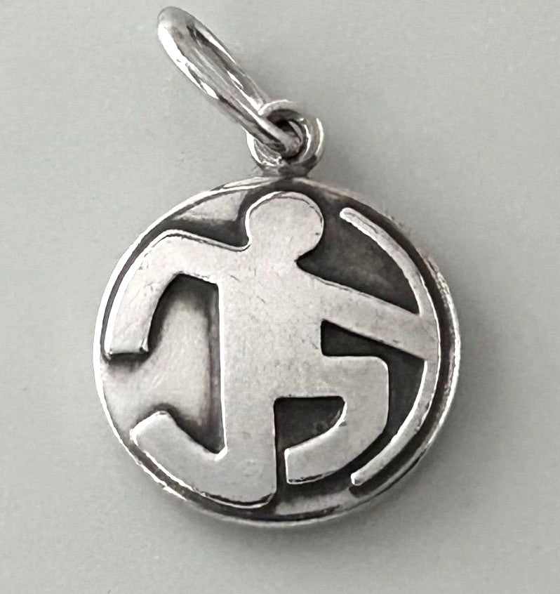 Georg Jensen 176 Pendant Top Sterling Silver 925 Denmark 0.57x0.57in Used Auth