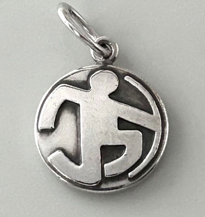 Georg Jensen 176 Pendant Top Sterling Silver 925 Denmark 0.57x0.57in Used Auth
