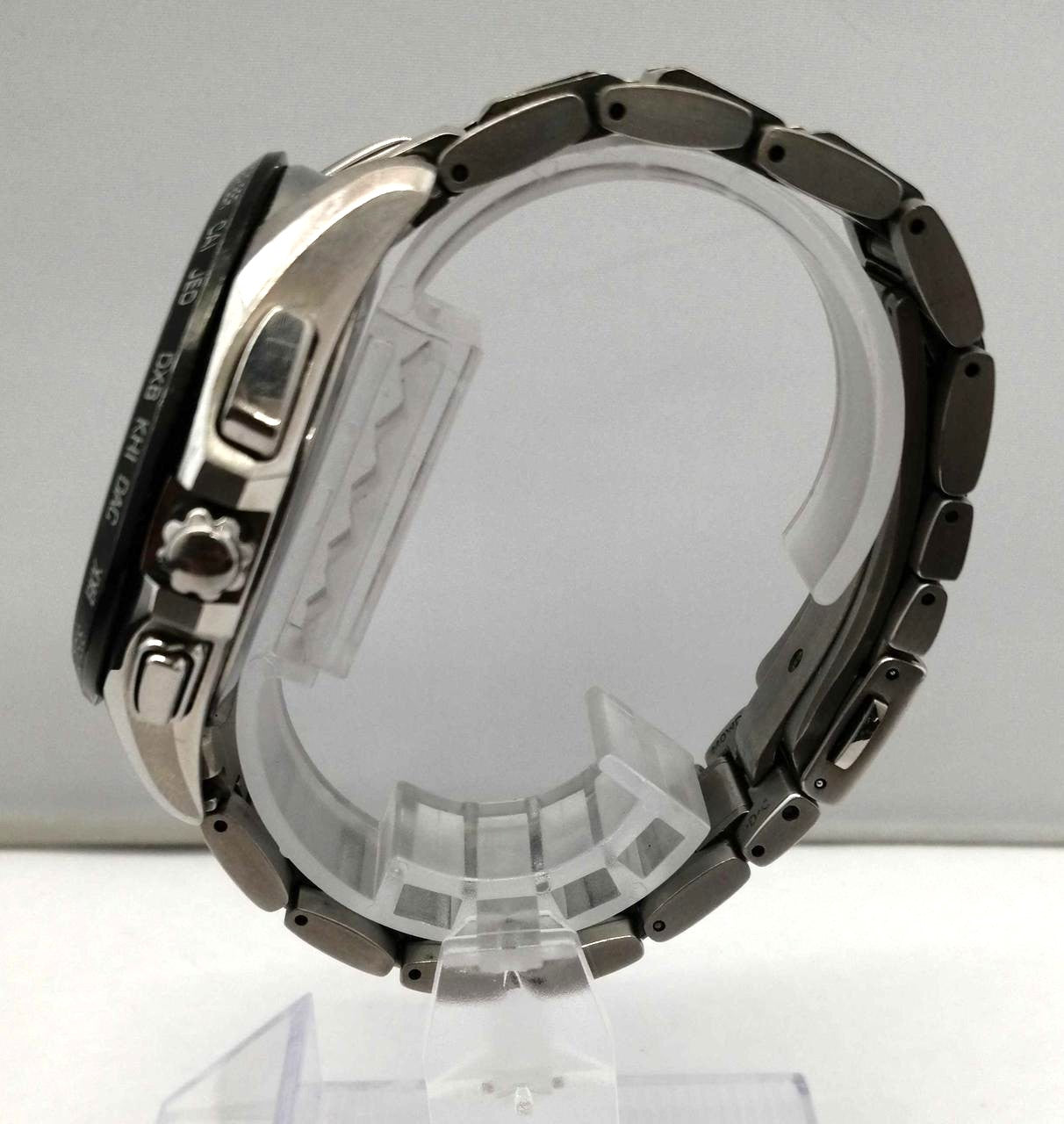 SEIKO Brightz Radio Solar World Time Blue Dial Steel Watch Men SSAE015 Japan