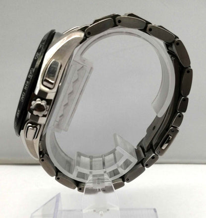 SEIKO Brightz Radio Solar World Time Blue Dial Steel Watch Men SSAE015 Japan