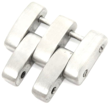 Cartier Panthere MM Bracelet Link SS Silver Stainless 15mm 5-Row Genuine Used