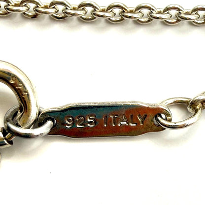 Tiffany & Co. 1837 Three Drop Circle Necklace Silver 925 Pendant Chain 16in
