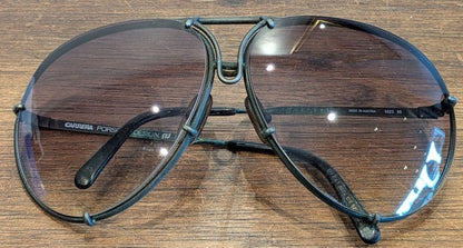 PORSCHE DESIGN by CARRERA 5623 Vintage Sunglasses Teardrop Black Austria Case