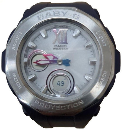 CASIO Baby-G BGA-2200 Analog Digital Womens Watch Navy Blue Resin Multiband 6