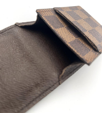 LOUIS VUITTON Etui Cigarette Case Damier Ebene 12x6.5x2.3cm 4.7x2.5x0.9" Auth