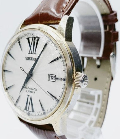 Seiko Presage SARB065 Cocktail Time Automatic White Dial Men Watch 6R15 Japan