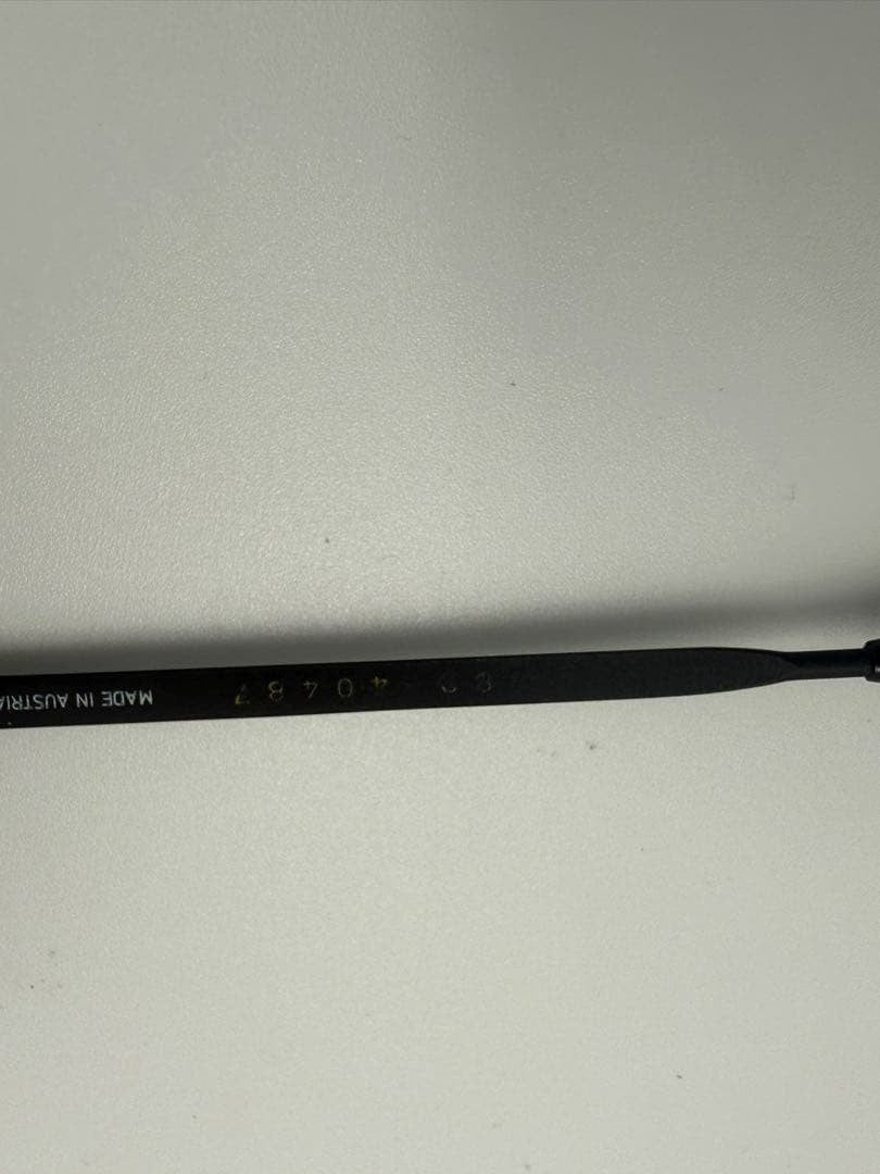 Carrera Porsche Design 5621 Vintage Aviator Sunglasses Black Metal Made Austria