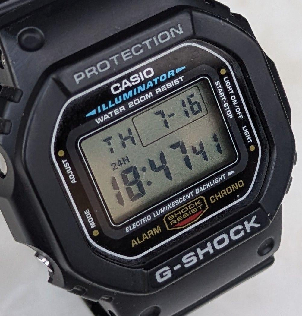 Casio G-SHOCK DW-5600E Speed Model Digital Watch Black 200M WR Working Japan