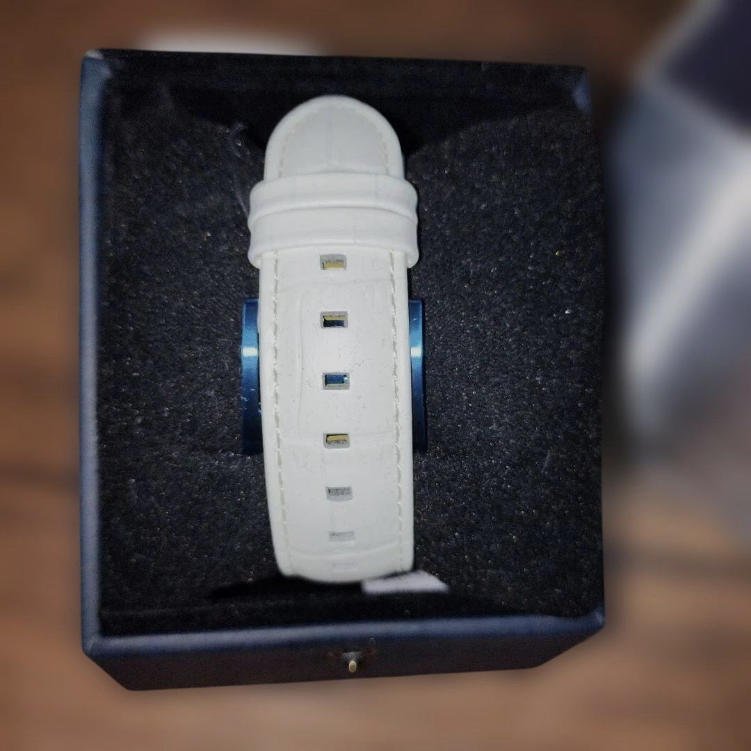 Angel Clover GR39S-CYG Saint Seiya Cygnus Hyoga GMT Watch Blue 39mm New Box
