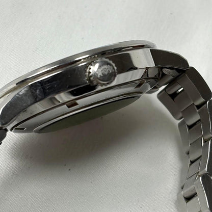 ORIENT Rainbow Disk Automatic Watch Black Dial Date Skeleton Caseback Steel
