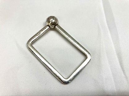 GEORG JENSEN Silver Key Ring Holder 433 Soccer Ball Motif 925S Denmark Vintage