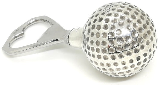 Hermes Paris Golf Ball Bottle Opener Silver Stainless Steel 9.5cm 3.7in France
