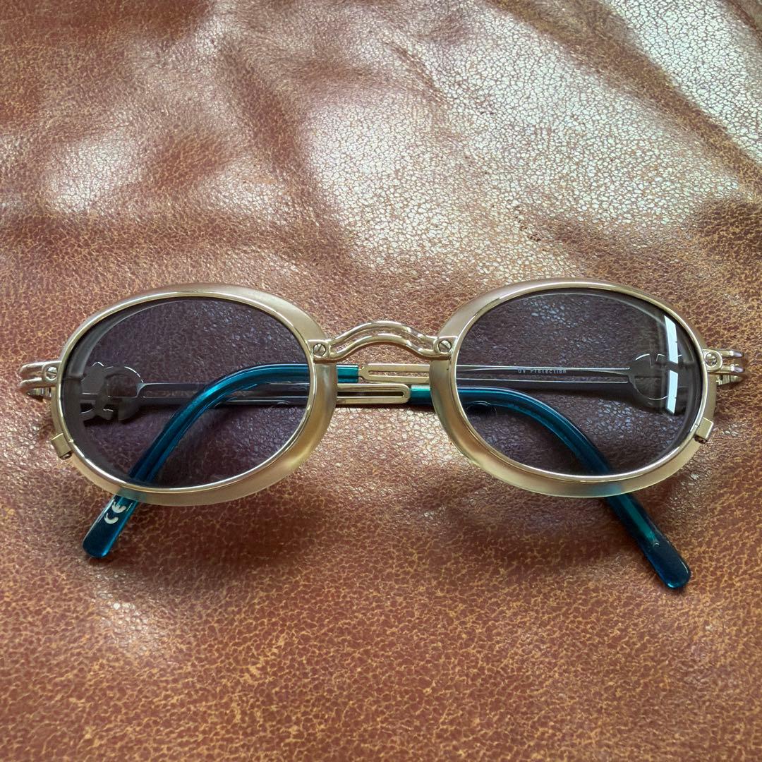 Jean Paul Gaultier 58-5201 Vintage Sunglasses Steampunk Euphoria Maddy Japan