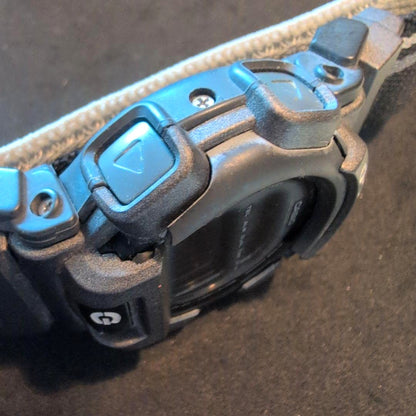 CASIO G-SHOCK DW-003 Digital Watch Black Resin Case Nylon Band Working Mens