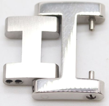 Hermes Clipper CL1.310 Genuine Band Link Silver Stainless Steel 16mm Men Watch