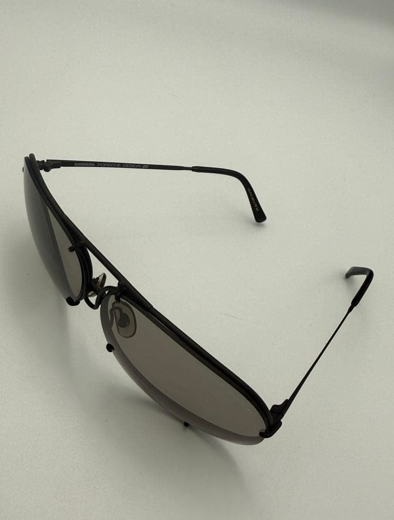 Carrera Porsche Design 5621 Vintage Aviator Sunglasses Black Metal Made Austria