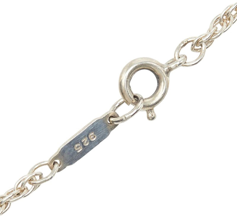 TIFFANY & Co. Twist Heart Necklace SV925 Silver K18YG Gold 48cm 18.9" Used